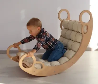 Дитяча гойдалка балансир з матрасиком 3