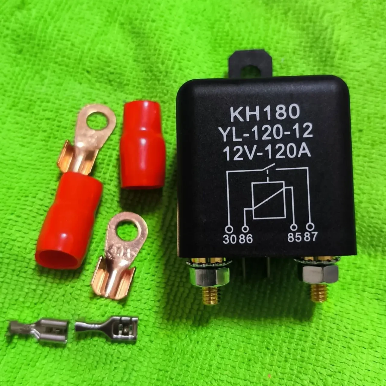 Автомобільне Силове реле 12V 120A, Реле реле свічок накалу, 12В 120А