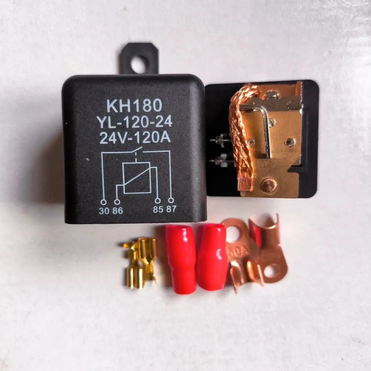 Автомобільне Силове реле 24V 120A, Реле реле свічок накалу, 24В 120А 3