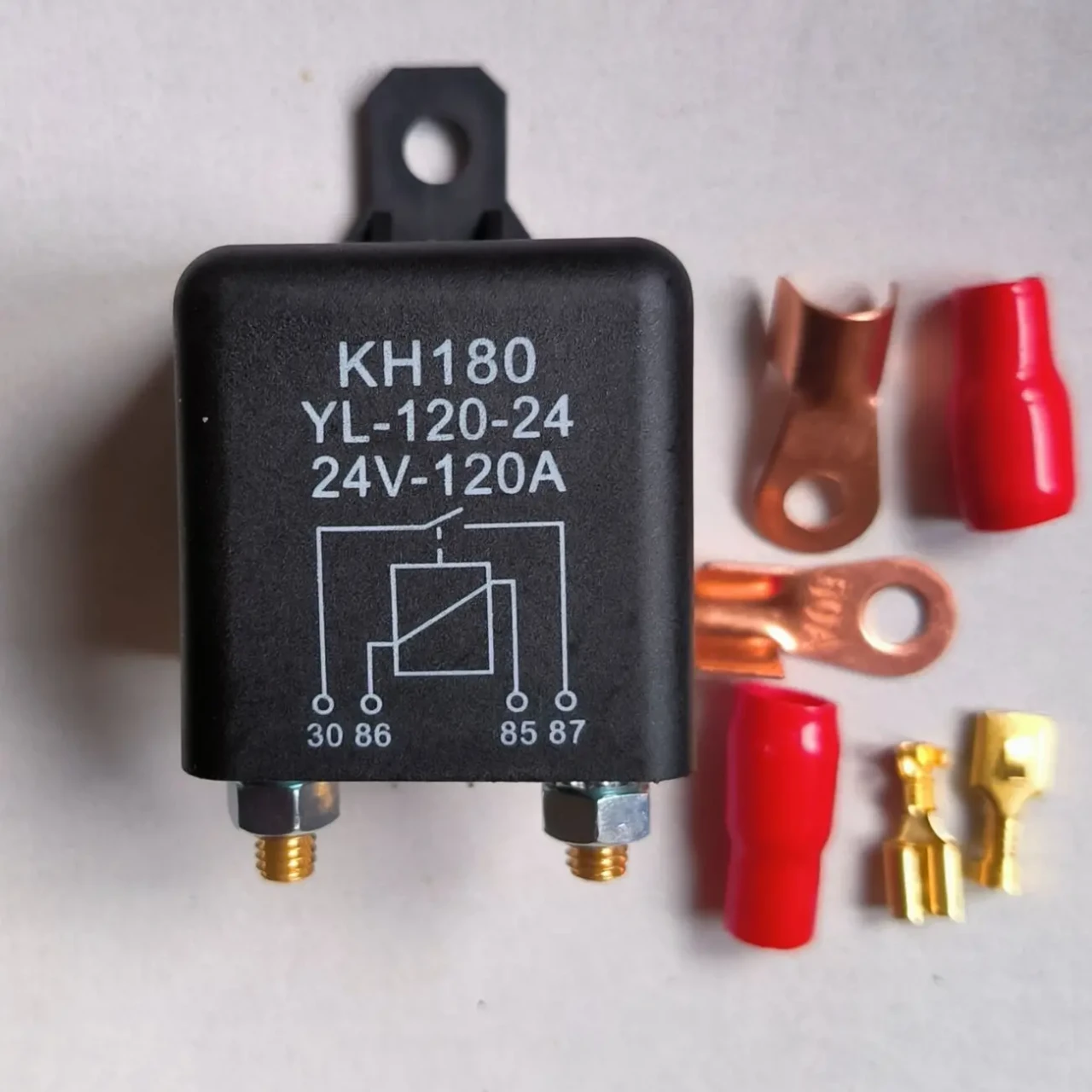 Автомобільне Силове реле 24V 120A, Реле реле свічок накалу, 24В 120А