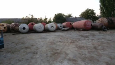 Дзот бункер бомбоубежище из бочек