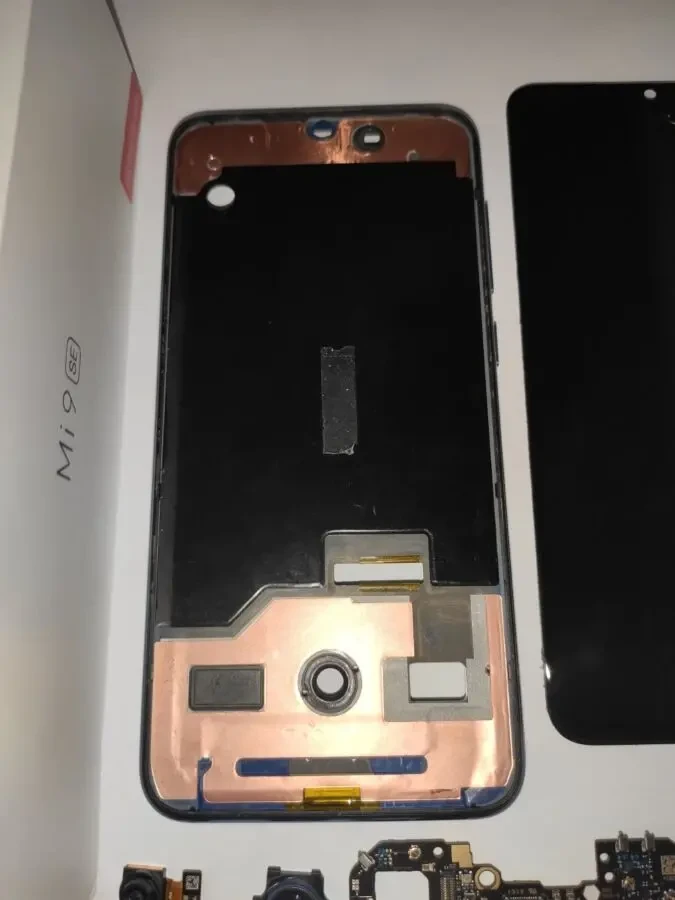 Xiaomi MI 9 SE плата рамка шлейф камера кришка сканер динамік накладка 4