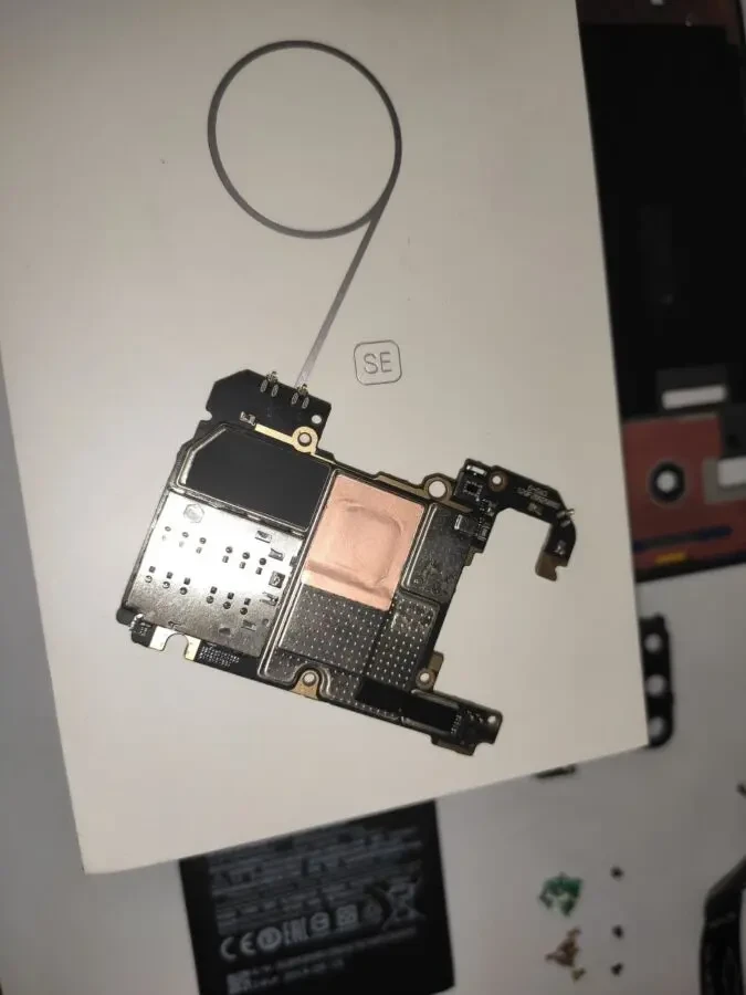 Xiaomi MI 9 SE плата рамка шлейф камера кришка сканер динамік накладка 3