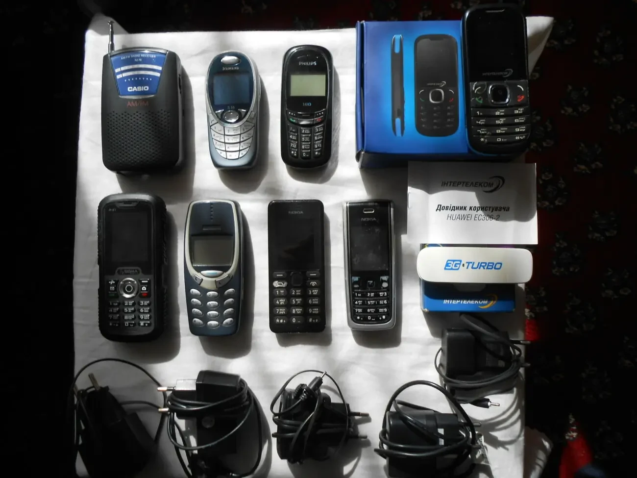 Телефон ZTE S183  з  модемом  HUAWEI EC306-2