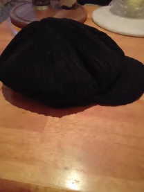 Чёрная утеплённая кепка. 100пр. коттон