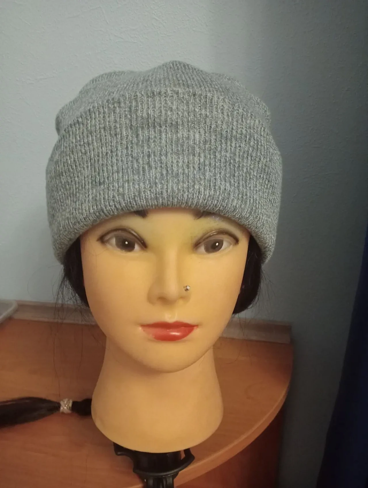 Шапочка сіра підліткова 4