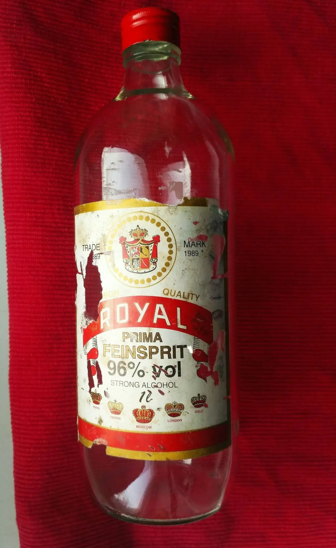 Тара бутылка бутыль Royal , стекло, объем 1 литр 7