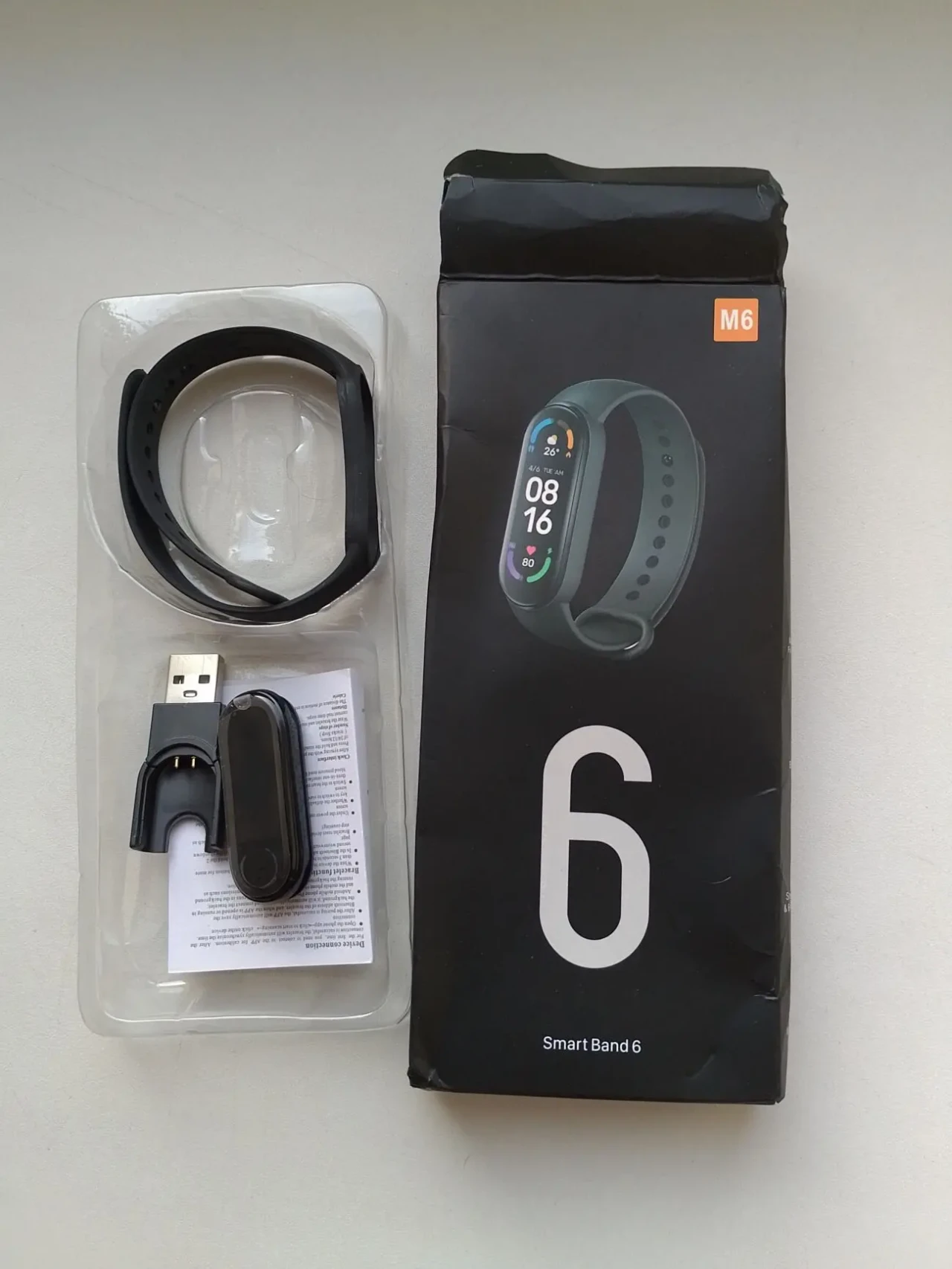 Фитнес браслет M6, крокомір, годинник, фітнес, смарт