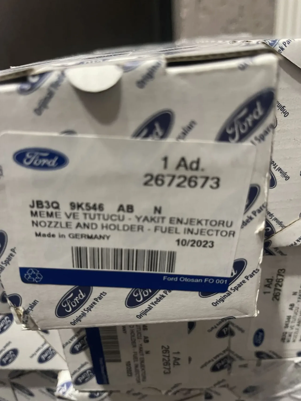 JB3q 9k546 AB. Форсунка  нова форд. Код запчастини 2672673. 5