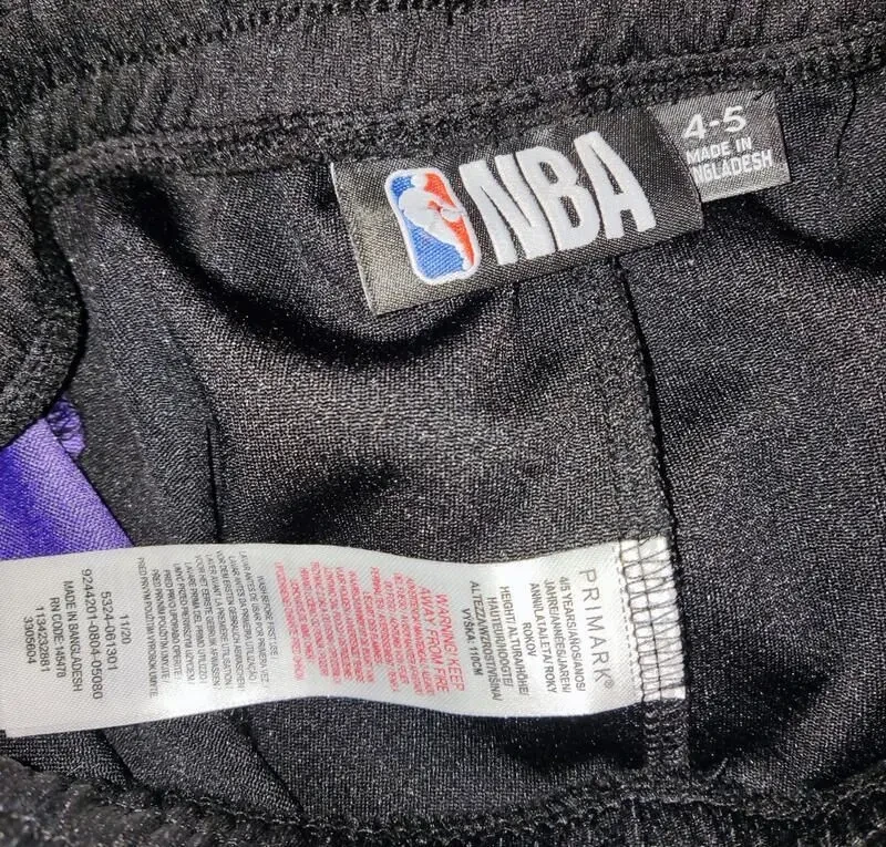 Детская, баскетбольная форма Primark NBA Los Angeles Lakers, James 6