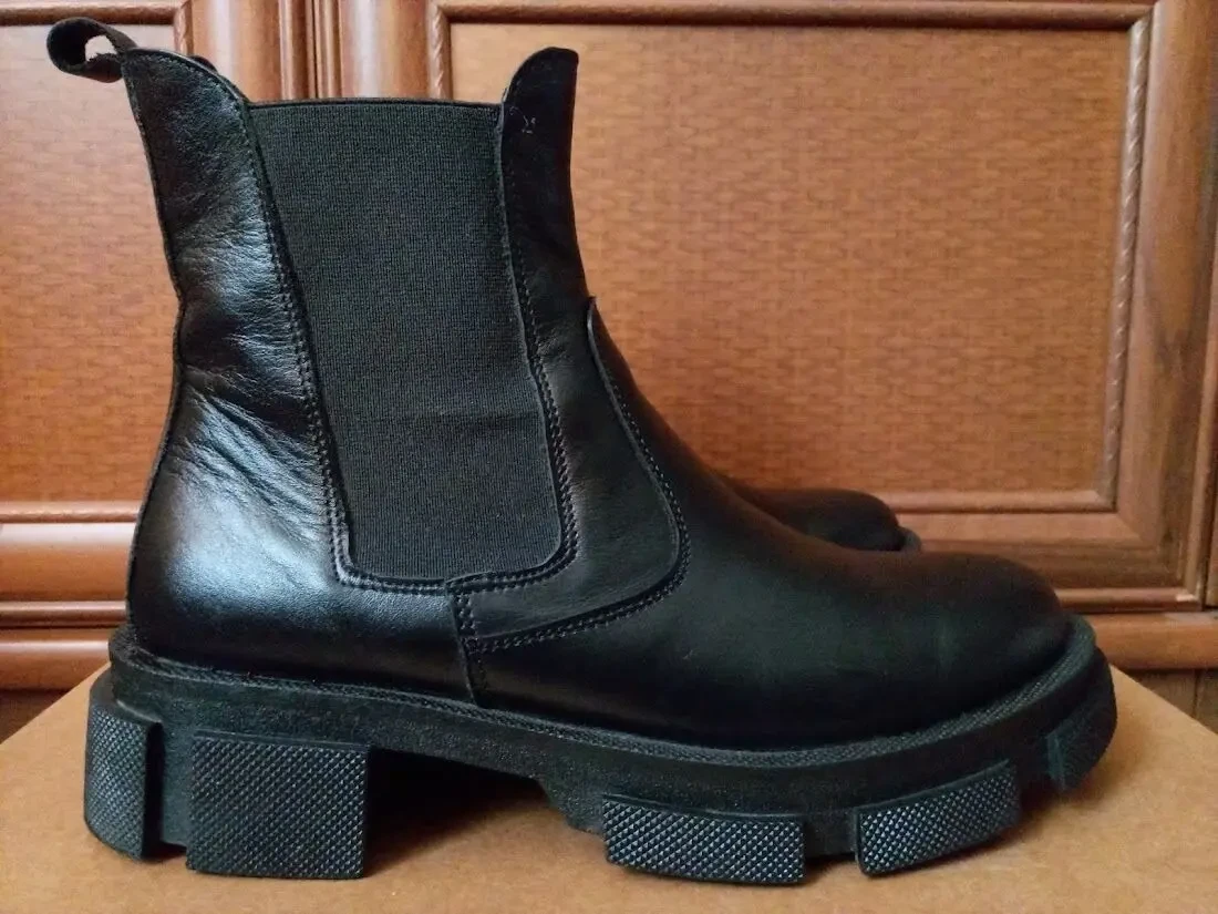 Женские ботинки челси демисезон полусапожки 4