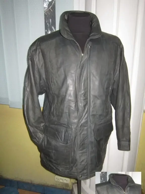 Велика шкіряна чоловіча куртка ECHT LEDER. Німеччина. 60р. Лот 1131 2