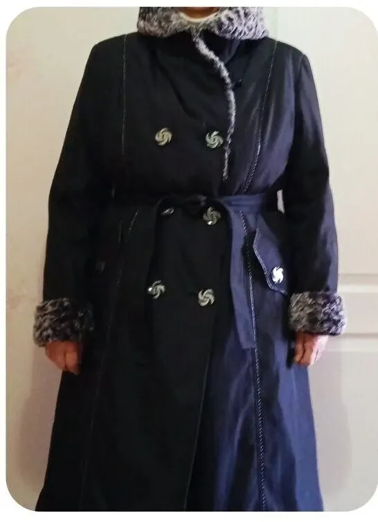 Пальто зимове з капюшоном Vovila розмір 54 8