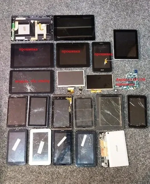 Планшети на запчастини чи відновлення 5