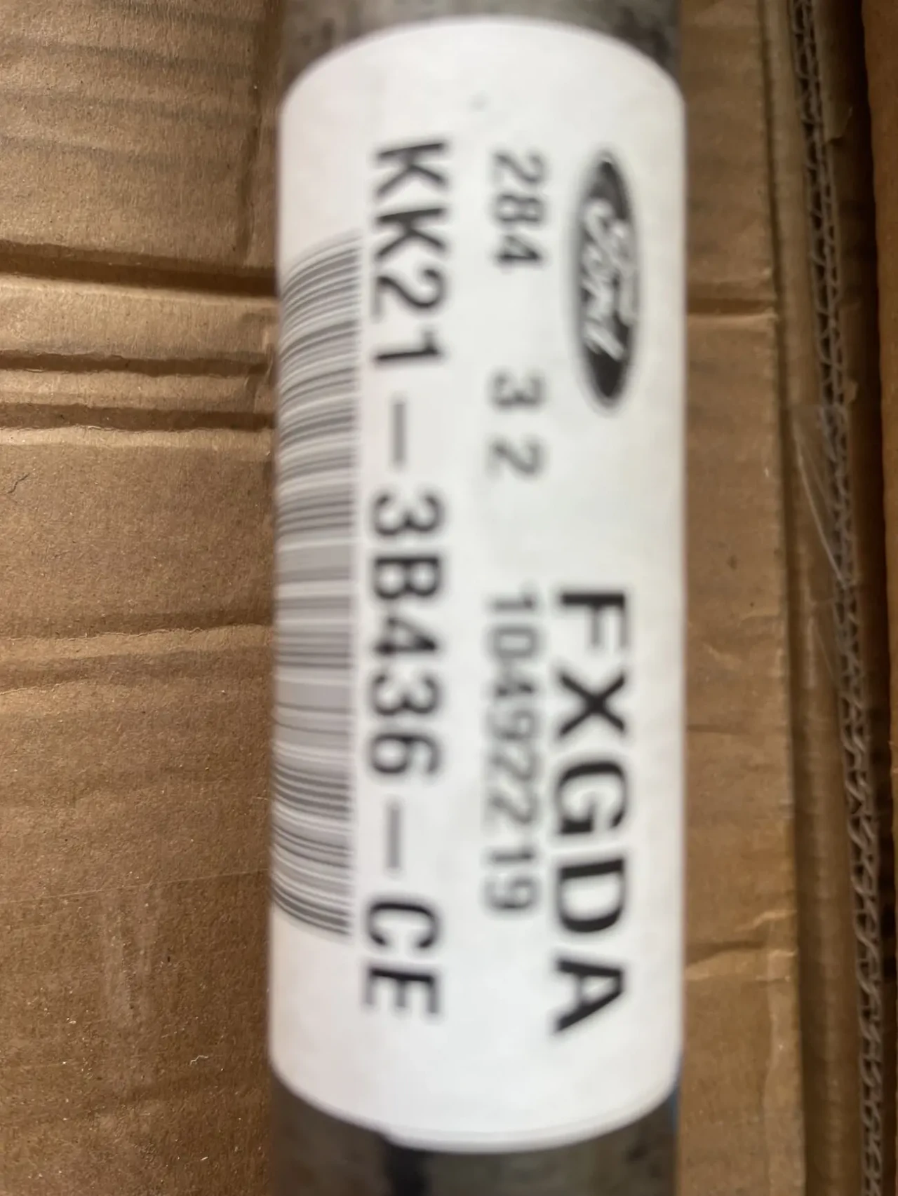 Кк21-3в436-СЕ. Полуось Акпп автомат форд.  2712158. Код запчасти 2