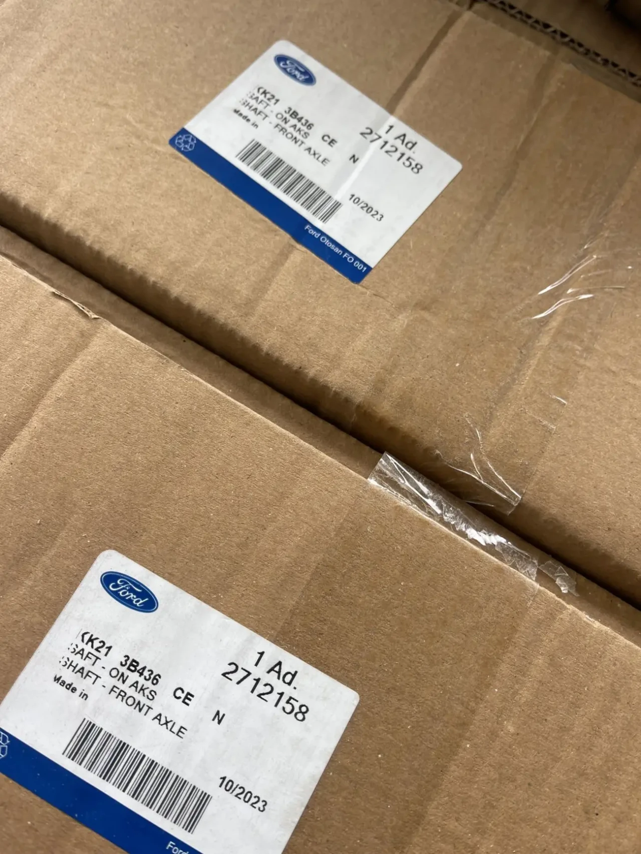 Кк21-3в436-СЕ. Полуось Акпп автомат форд.  2712158. Код запчасти 5