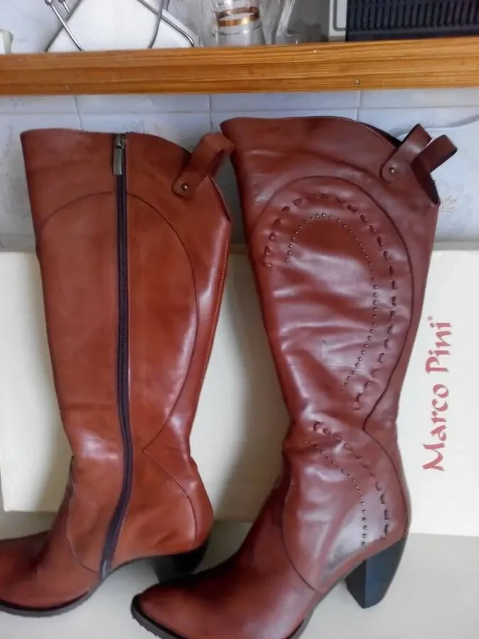 Сапоги кожаные зимние MarkoPini 4