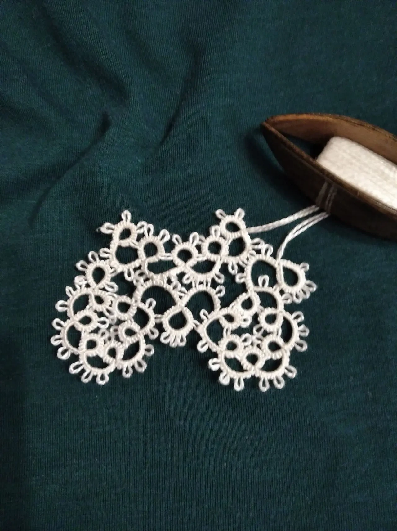 Мереживний комірець , Трикутнички,.  Фріволіте . 2