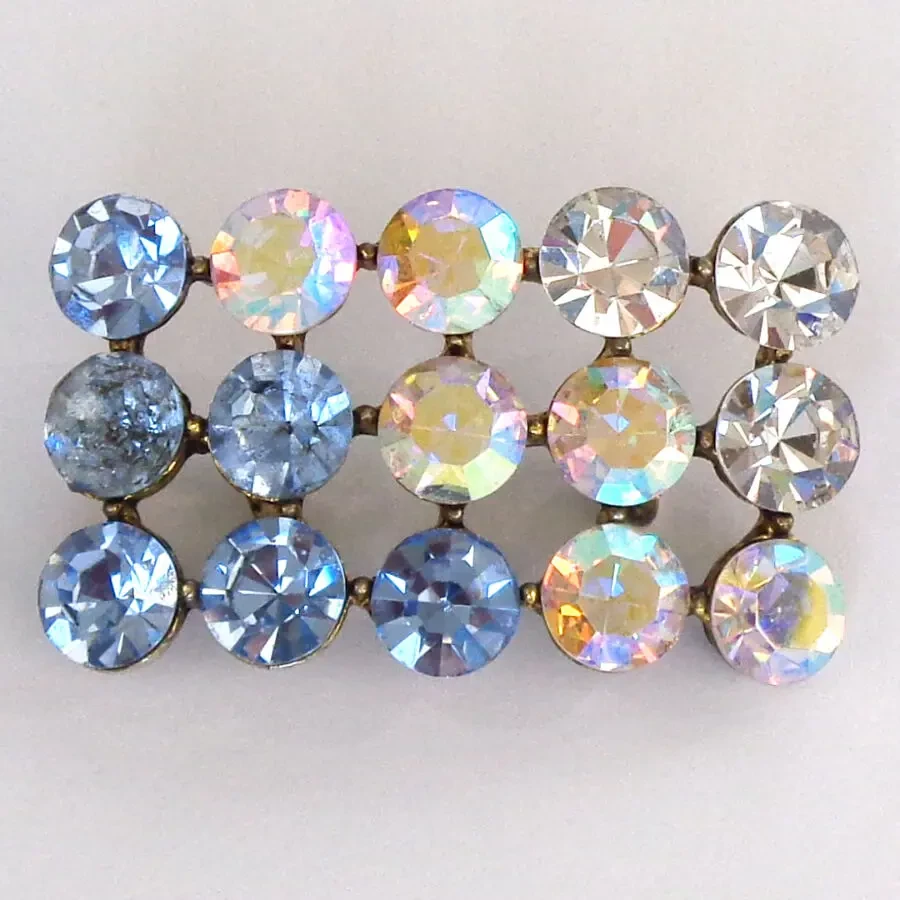 Винтажная Заколка резинка для волос со стразами брошка подвеска брошь 5