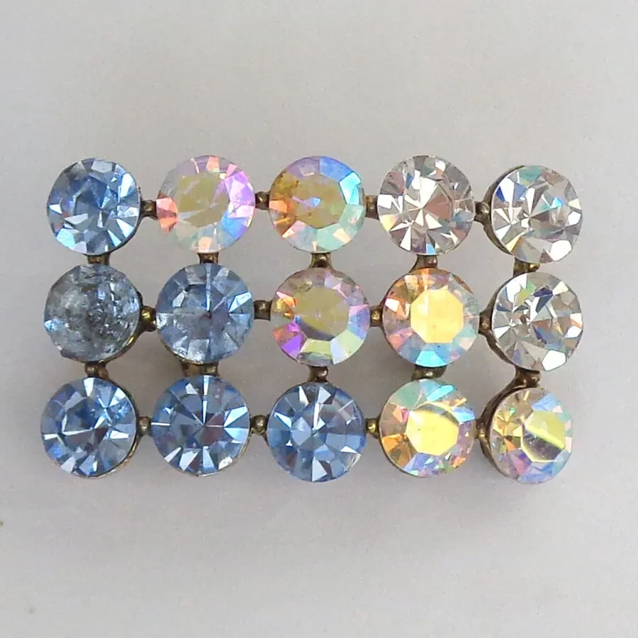 Винтажная Заколка резинка для волос со стразами брошка подвеска брошь 8