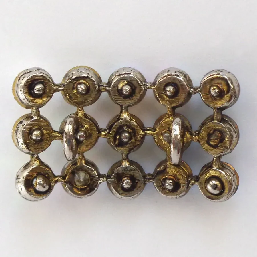 Винтажная Заколка резинка для волос со стразами брошка подвеска брошь 4