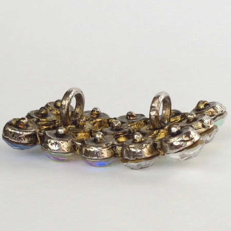 Винтажная Заколка резинка для волос со стразами брошка подвеска брошь 6