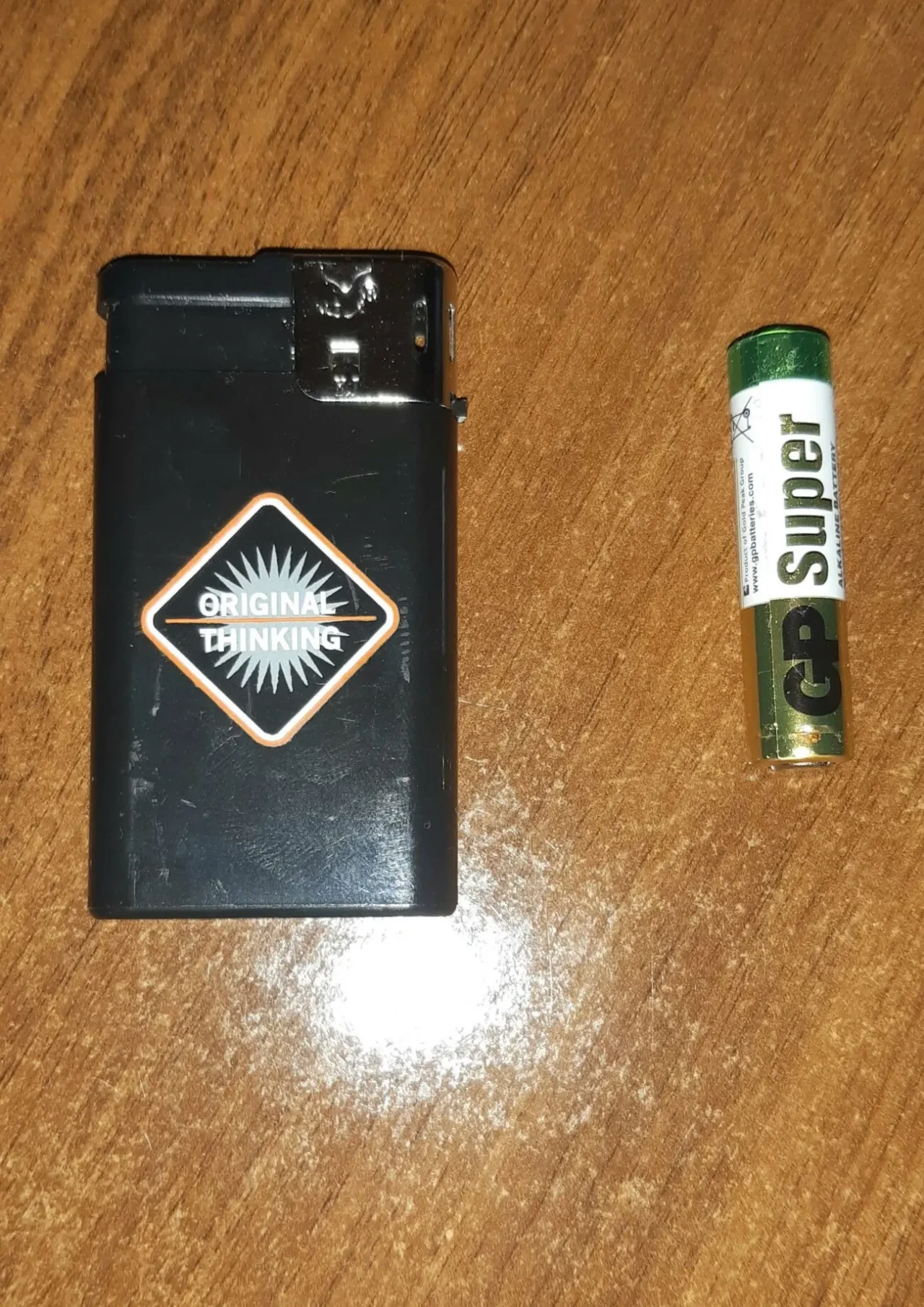 Зажигалка пьезо Original Thinking 60х35х7 мм 5