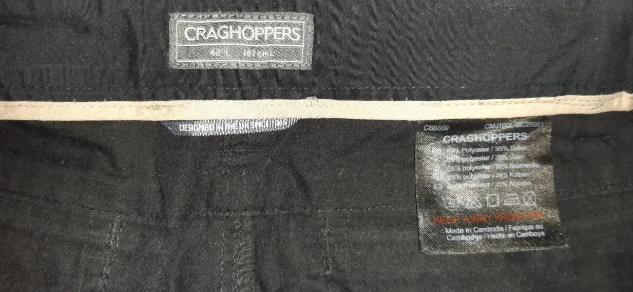 Брюки штаны не промокаемые Craghoppers 42''L 107cm 4