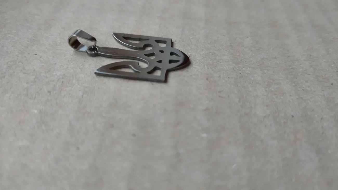 Кулон Герб Украины, кулон Україна, бижутерия 8