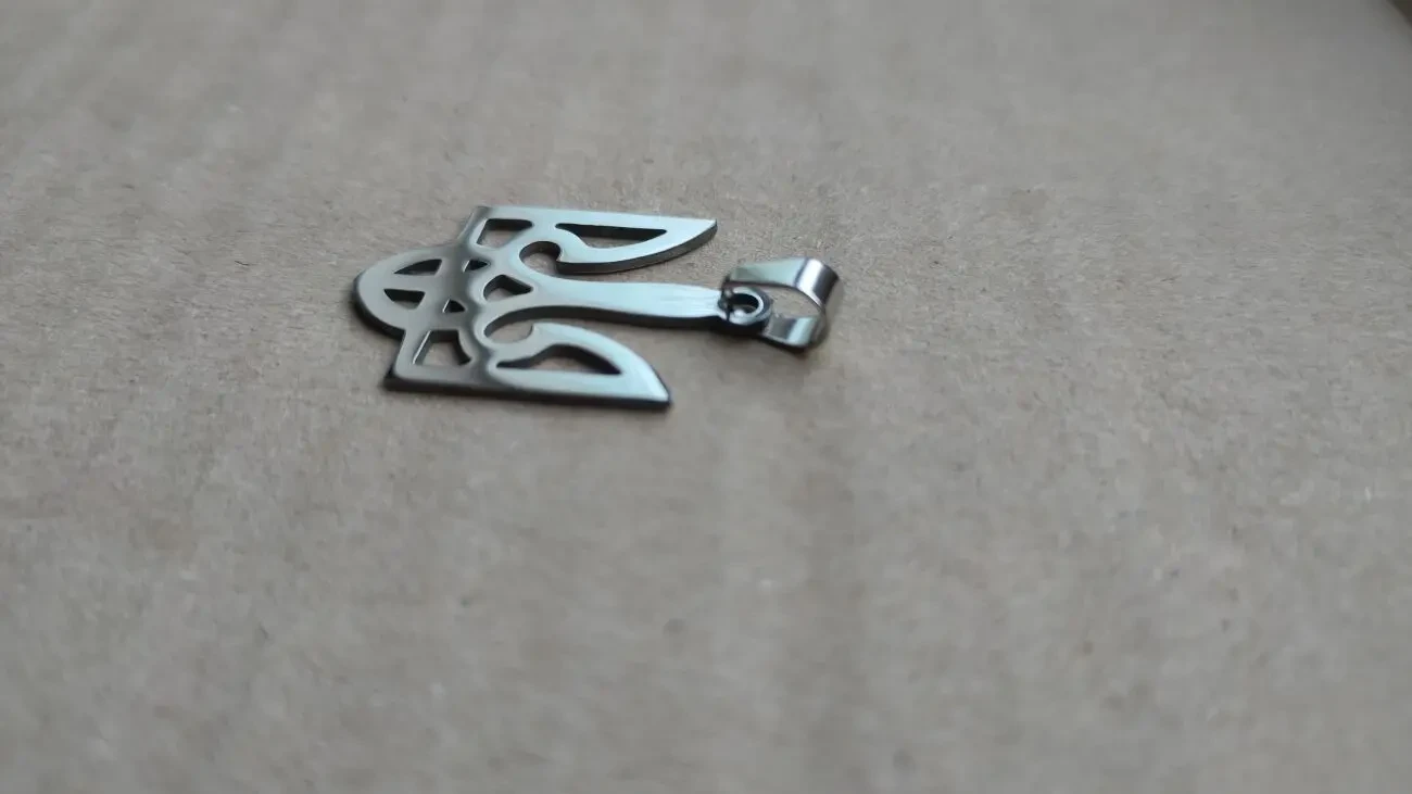 Кулон Герб Украины, кулон Україна, бижутерия 6