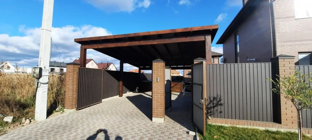 Навес для авто. Навіс для автомобіля. Автомобільний навіс. 2