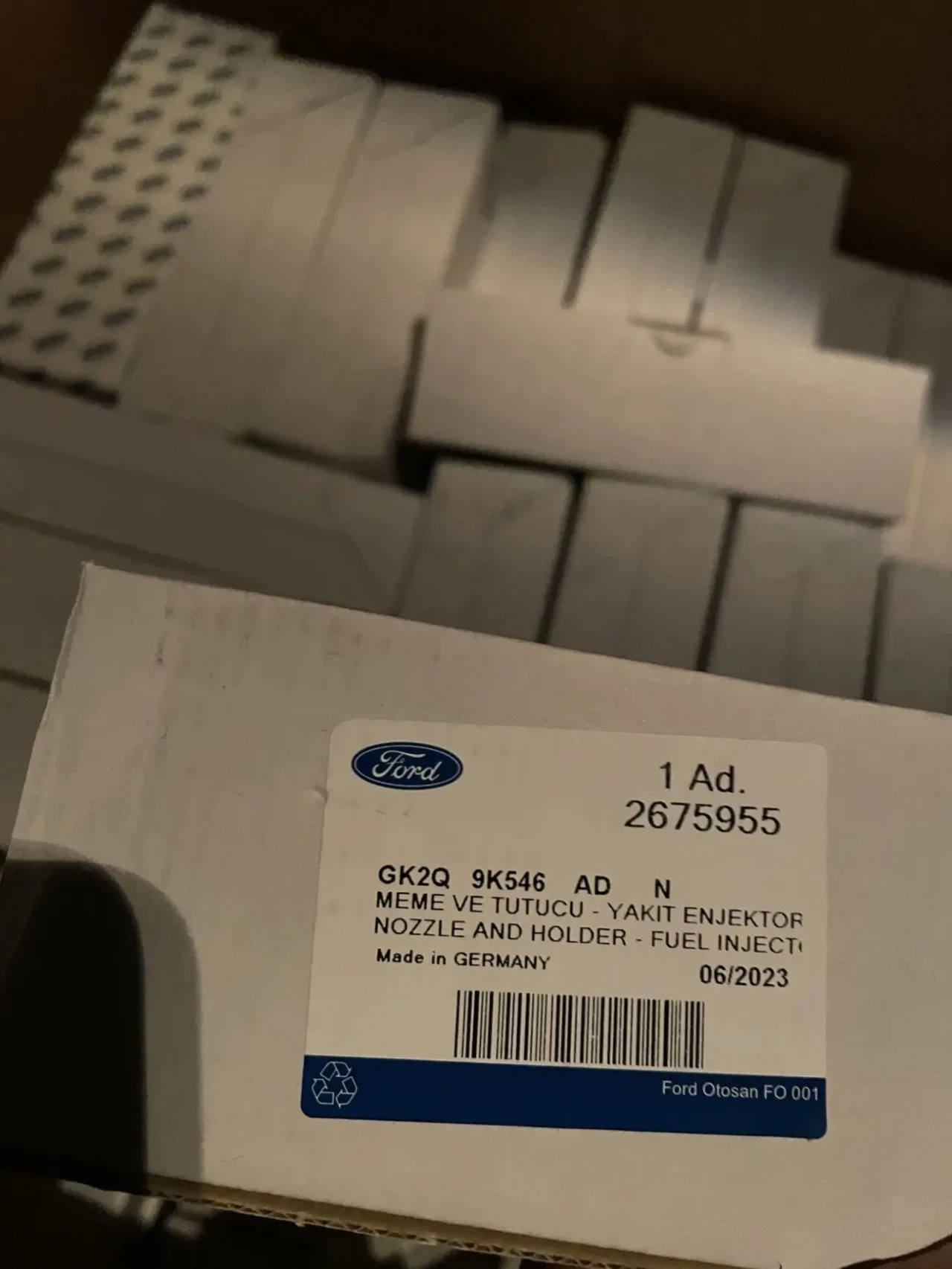 1746967. код. BК2q 9k546 AG. Форсунка форд транзит новая 5