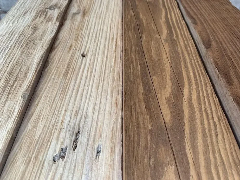 Дошка браширована з термососни штучне старіння 2