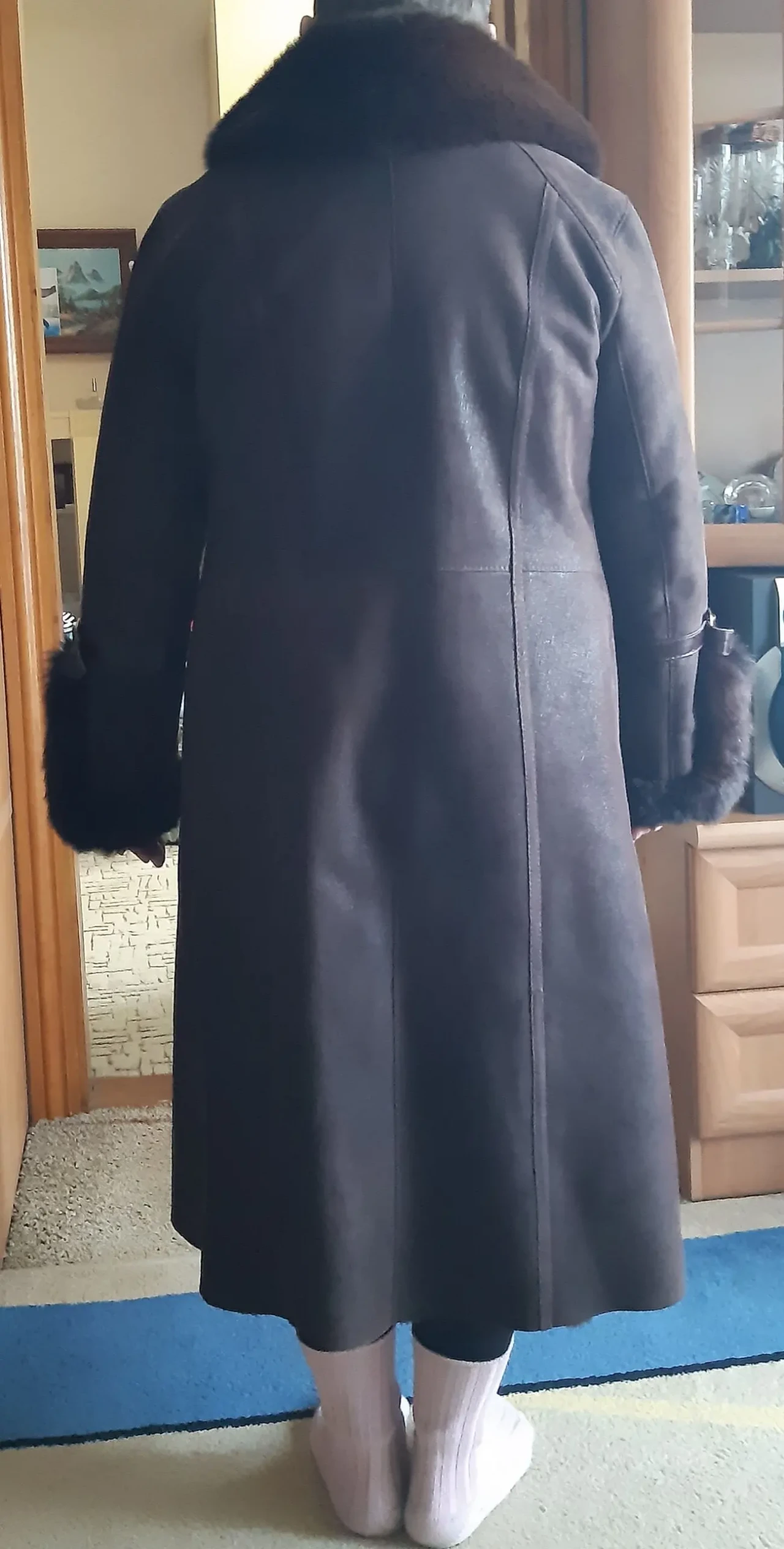 Пальто дублянка натуральна тепла, 48-50р. 4