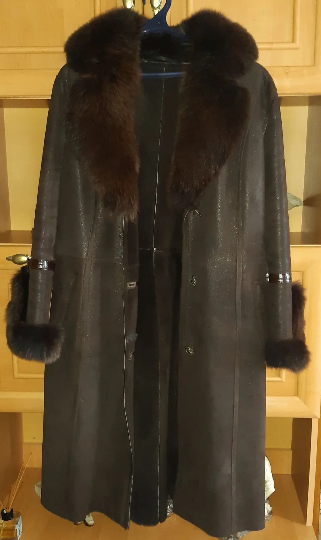 Пальто дублянка натуральна тепла, 48-50р.