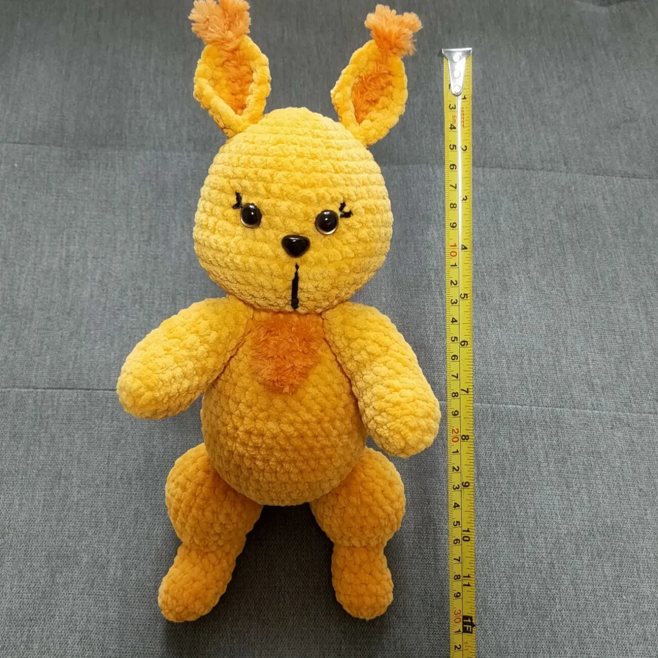 Білочка  білка 30 см іграшка мяка вязана подарунок 4