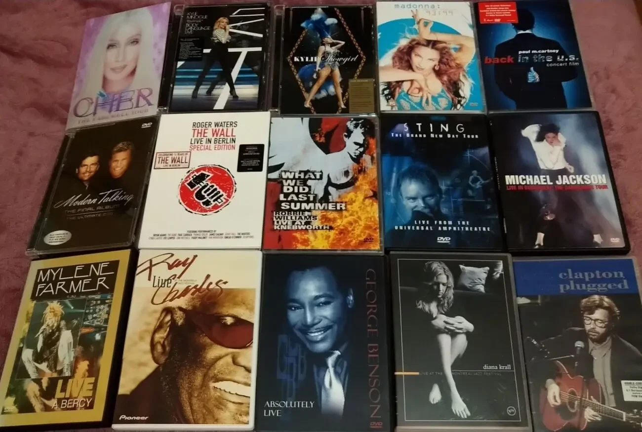 Куплю DVD диски студийные с музыкой (ДВД музыкальные)