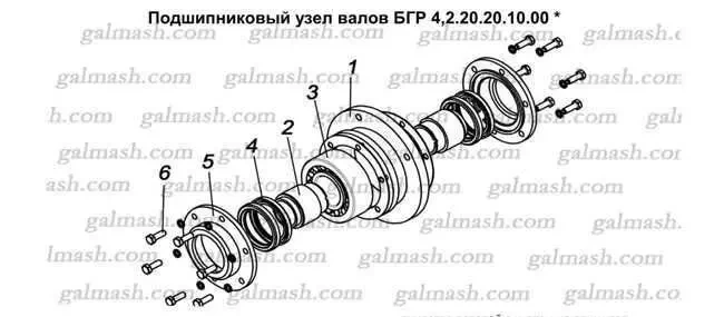 Запасні частини до дискової борони БГР-4.2/6.7 Солоха 2