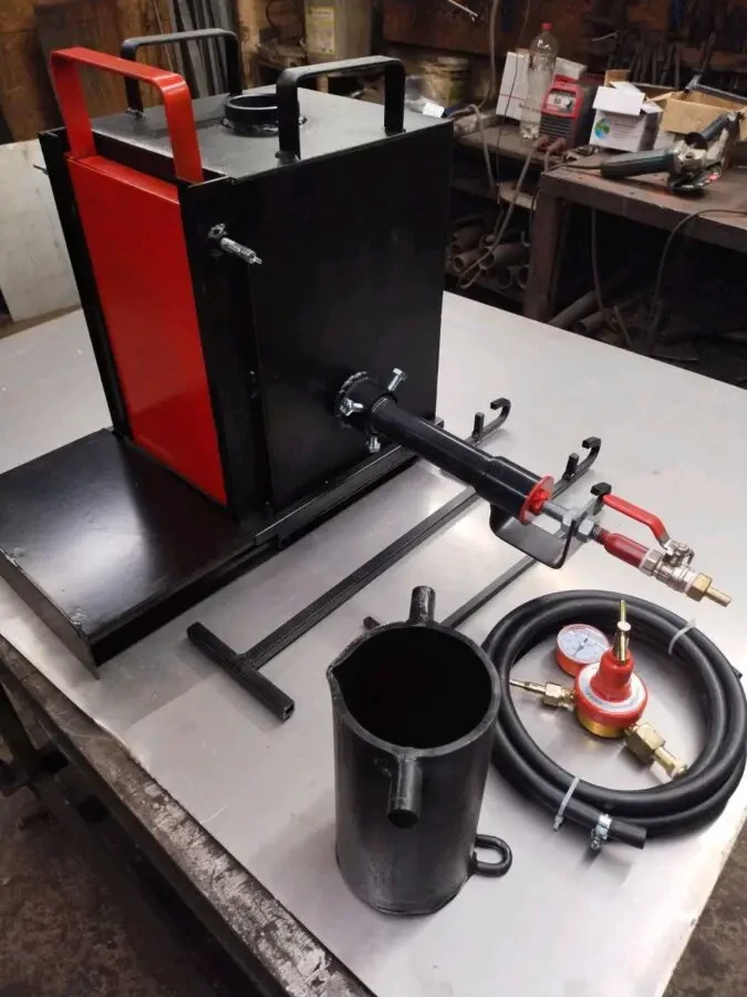 Газовая плавильная печь 7