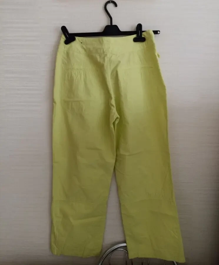 Via appia  красивые летние женские брюки бриджи салатовые 4