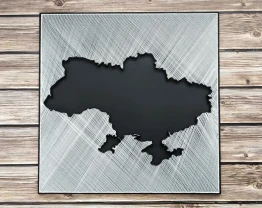Карта україни, чорно біла картина україна, string art україна