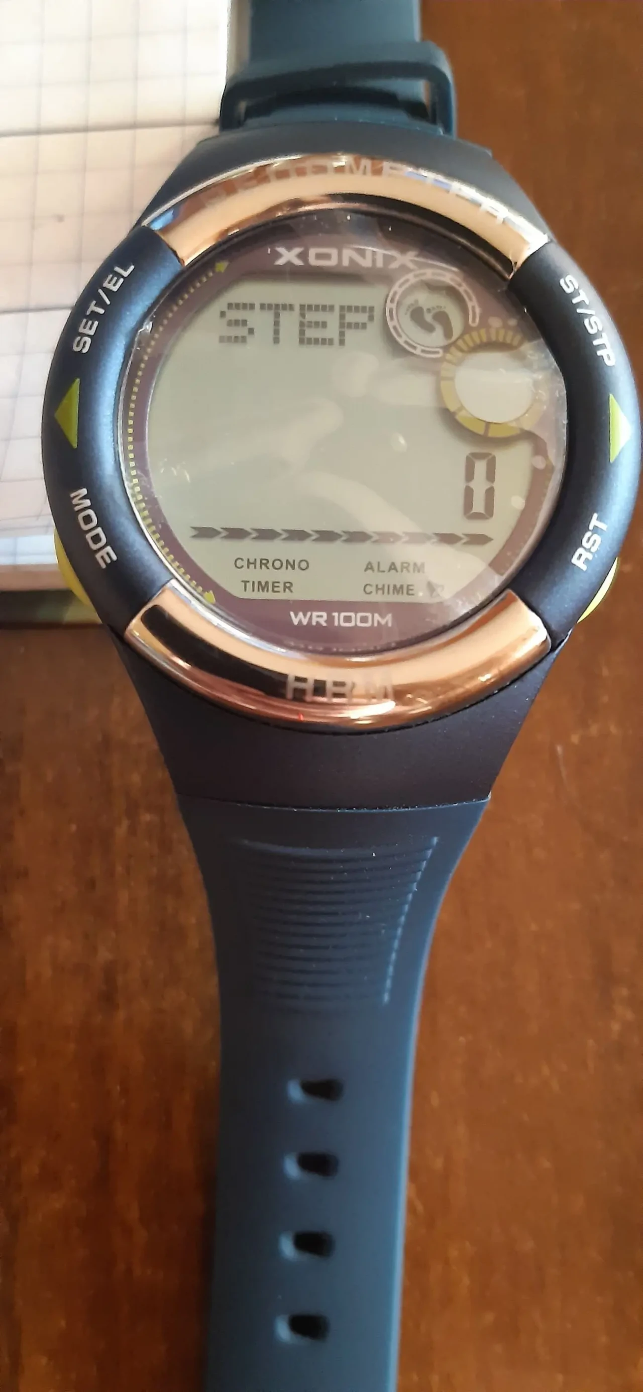 Часы смарт Xonix HRM3-004 синий 3D Pedometr, пульсометр, ИМТ, калории. 6