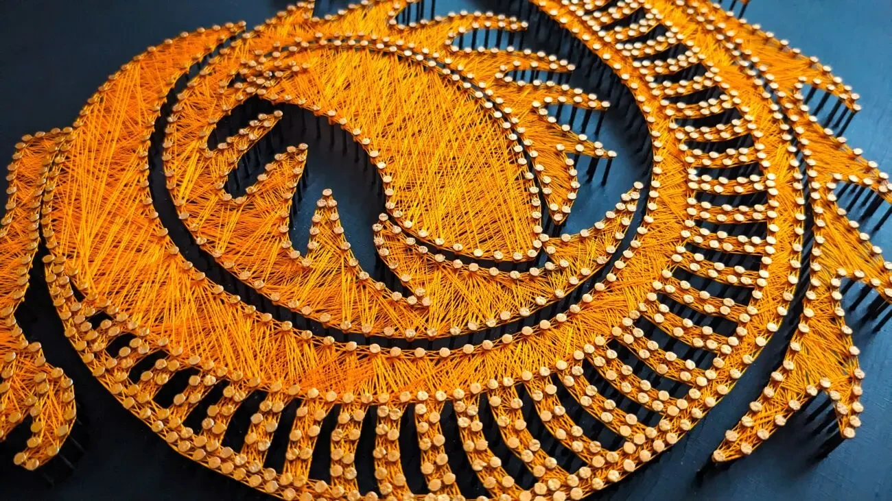 Картина вогняний дракон, китайський декор на стіну, золотий дракон арт 2