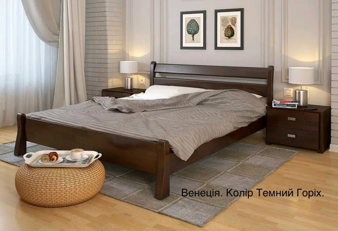 Ліжко нове, соснове, Венеція, 160х200 дерево. 2