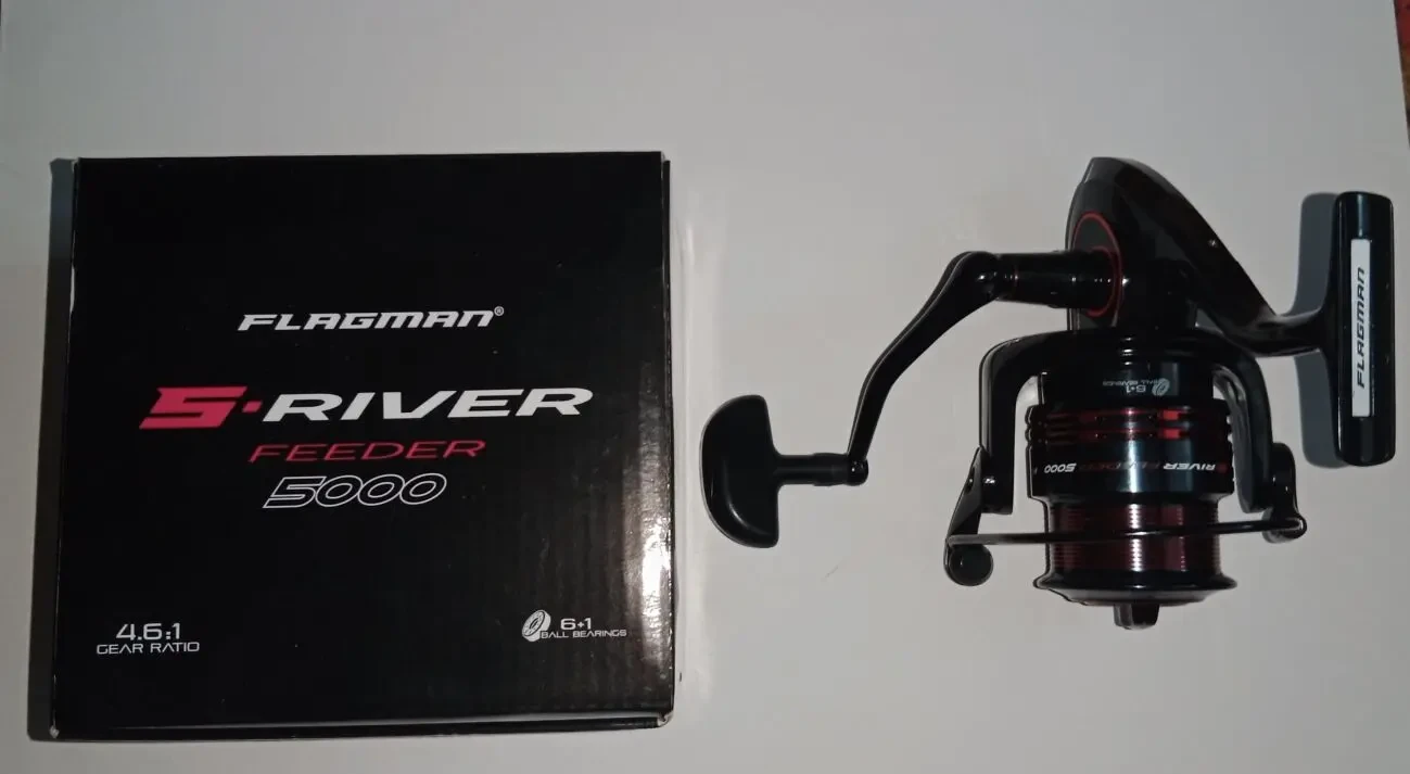 Катушка фидерная Flagman S-river Feeder 5000 Screw In Handle. 8