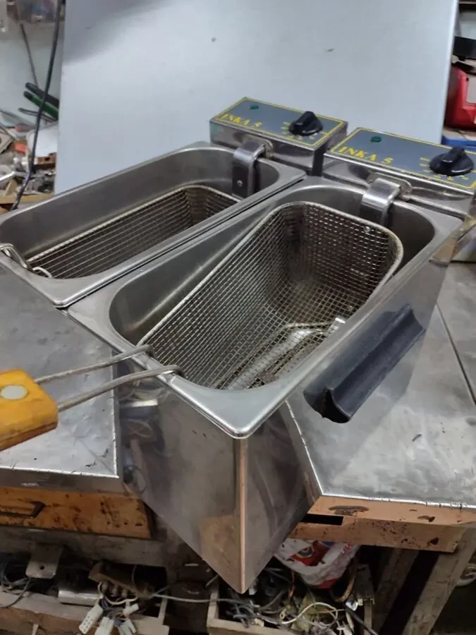 Фритюрница настольная на 2 ванные 3