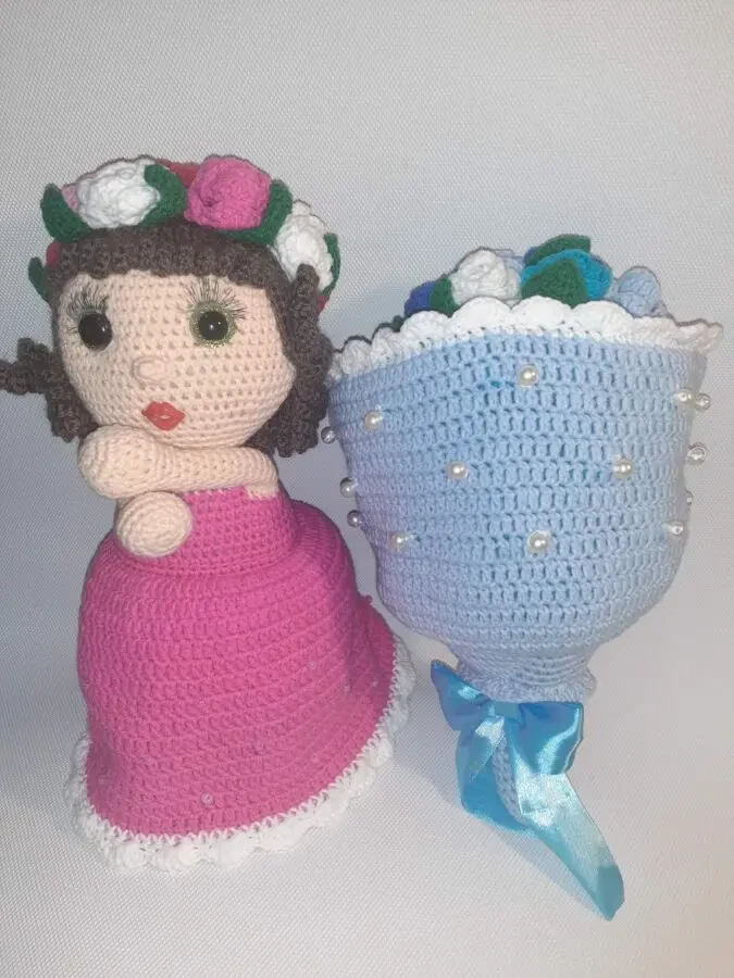 Лялька-Букет ручної роботи.