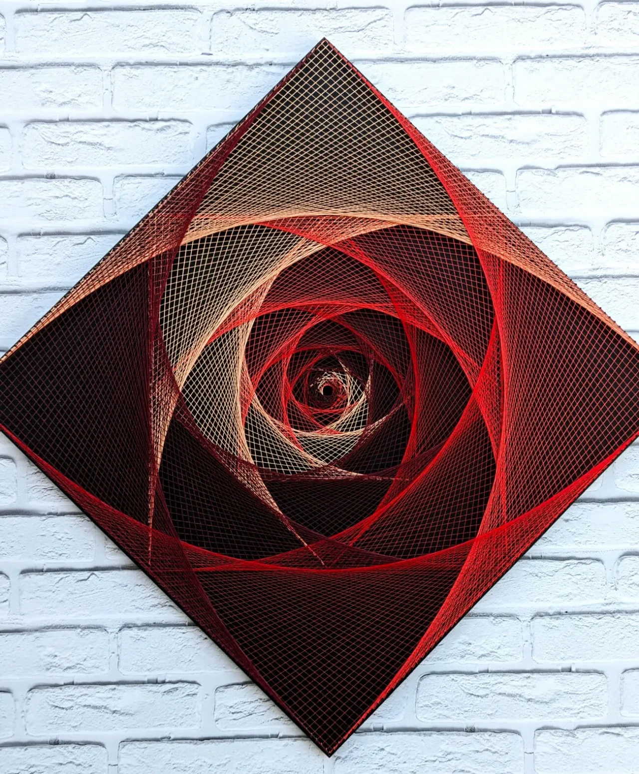 Стринг арт таємнича троянда, картина троянда, картина сакральна 10