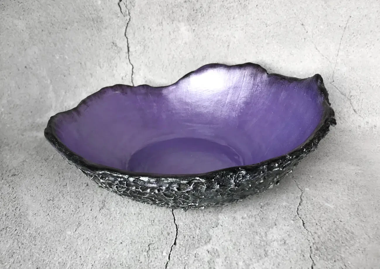 Унікальна декоративна тарілка Космічний метеорит 3