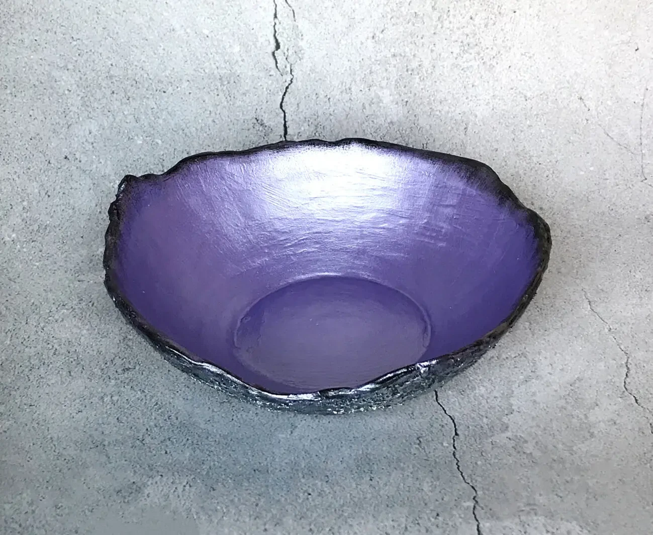 Унікальна декоративна тарілка Космічний метеорит 8